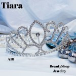 corona con pedreria elegante m