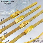 Pulsera caballero tipo correa con dije  Pulsera caballero tipo correa con dije