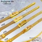 Pulsera caballero tipo correa con dije  Pulsera caballero tipo correa con dije