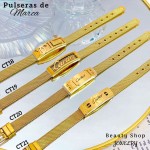Pulsera caballero tipo correa con dije  Pulsera caballero tipo correa con dije