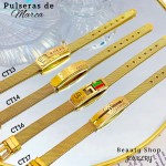 Pulsera caballero tipo correa con dije  Pulsera caballero tipo correa con dije