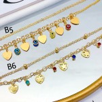 Tobillera doble Oro chino (&6) Tobillera doble Oro chino (&6)