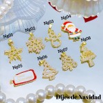 #Ng cadena con dije navidad oro chino solo dije 2$