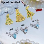 #Ng cadena con dije navidad oro chino solo dije 2$