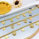 tobillera ojo turco lujos con dijes 10& tobillera ojo turco lujos con dijes 10&