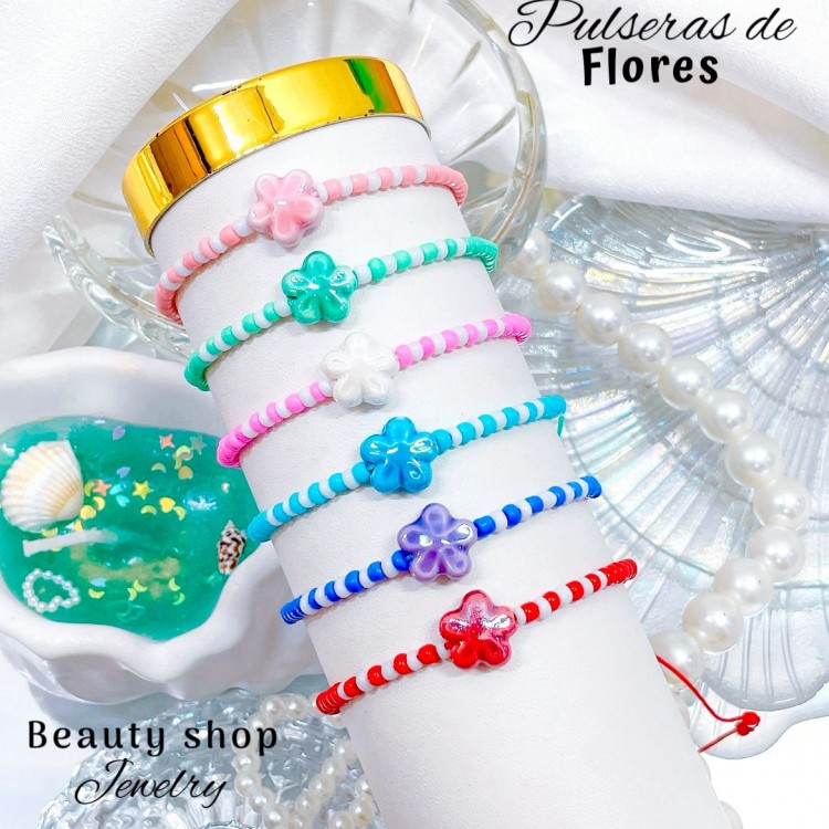 pulsera hilo con dije verano 1.20