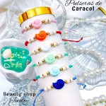 pulsera hilo con dije verano en tendencia 1.35