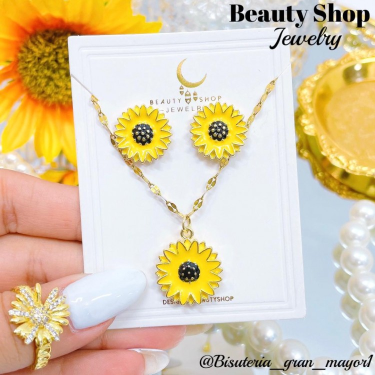 juego cadena girasol