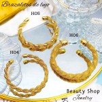 #H pulsera oro chino #H pulsera oro chino