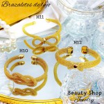 #H pulsera oro chino #H pulsera oro chino