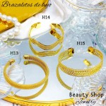 #H pulsera oro chino #H pulsera oro chino