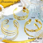 #H pulsera oro chino #H pulsera oro chino