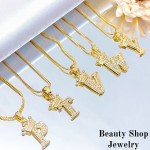 Cadena letra corona oro chino (&9.5) Cadena letra corona oro chino (&9.5)