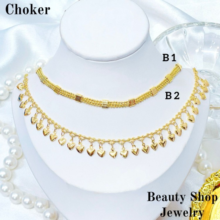 #b choker sencilla oro chino 13& #b choker sencilla oro chino 13&