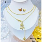 corbatin doble oro chino 14.5& corbatin doble oro chino 14.5&