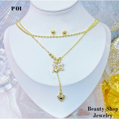 corbatin doble oro chino 14.5&