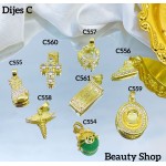 #C cadena con dije  1.95$ solo dije 1.45$(cadena ajustable11& 9.5&sencilla)