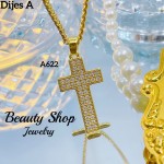 #A Cadena con dije lujo solo dije 2$ (con cadena sencilla12.50&con cadena ajustable14&）