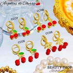 argolla cereza oro chino 18k （&10）