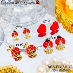 #ct zarcillo cereza oro chino18k 11& #ct zarcillo cereza oro chino18k 11&