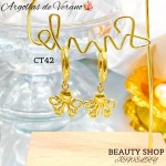 #ct zarcillo cereza oro chino18k 11& #ct zarcillo cereza oro chino18k 11&