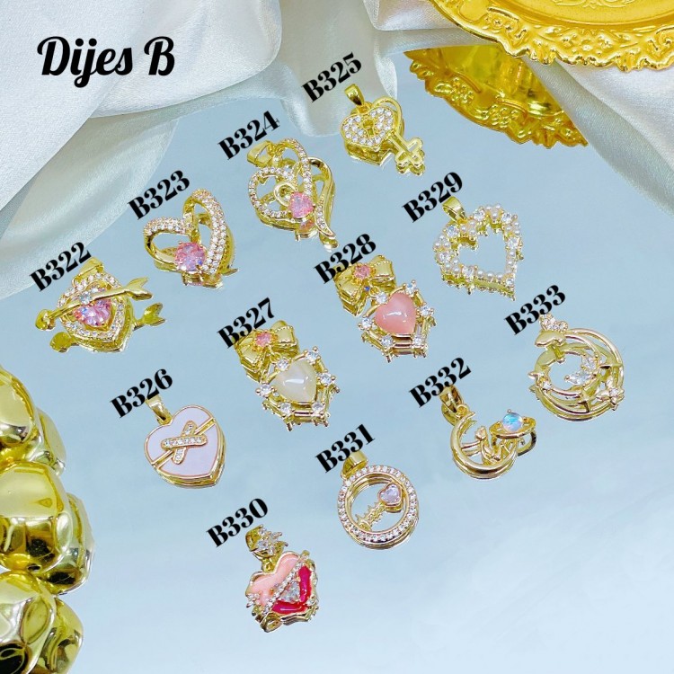#002 cadena con dije (solo dije 1.45) 8.5&(1.64*)