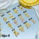#002 cadena con dije (solo dije 1.45) 8.5&(1.64*)