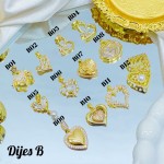 #002 cadena con dije (solo dije 1.45) 8.5&(1.64*)