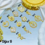 #002 cadena con dije (solo dije 1.45) 8.5&(1.64*)