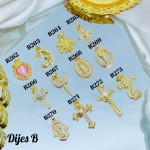 #002 cadena con dije (solo dije 1.45) 8.5&(1.64*)