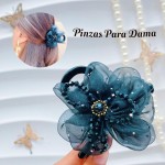 pinza de Dama flor (clip foto entre ver mas modelos) 9.5&(1.71*)