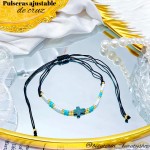 pulsera hilo de cruz(0.7*)