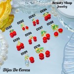 #016#cadena con dije cereza （solo dije 1.2$） (7.5&）(1.54*)