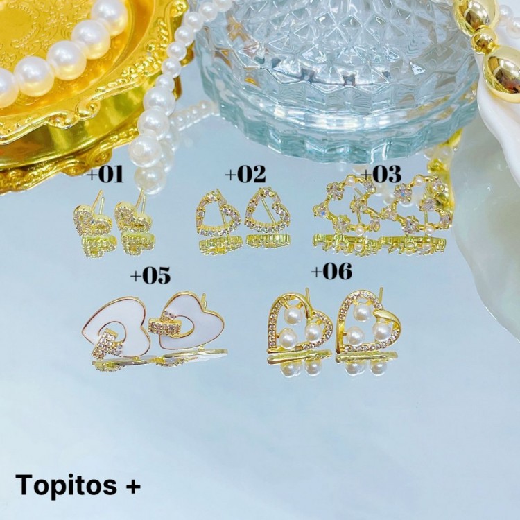 #+ zarcillo oro chino lujos 7& (1.4*)