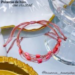 #1 Pulsera hilo color brillante (0.88*)