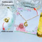 #00 juego graduacion cadena+anillo de letra