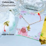 #00 juego graduacion cadena+anillo de letra