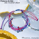 #1 Pulsera hilo color brillante (0.88*)
