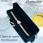 cajita regalo de reloj o pulsera (2*) 12&