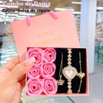 #01 Combo elegante incluye la caja y sus rosas eterna (9.35*)