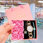 #01 Combo elegante incluye la caja y sus rosas eterna (9.35*)