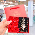 #01 Combo elegante incluye la caja y sus rosas eterna (9.35*)