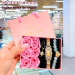 #01 Combo elegante incluye la caja y sus rosas eterna (9.35*)