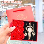 #01 Combo elegante incluye la caja y sus rosas eterna (9.35*)