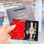 #01 Combo elegante incluye la caja y sus rosas eterna (9.35*)