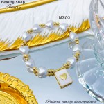 Pulsera con dije de escapulario 10& (1.92*)