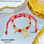 pulsera hilo rojo con dije en tendencia (1.75*)10.5&