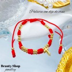 #1 pulsera hilo rojo con dije sencilla(0.9*)5&