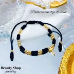 #1 pulsera hilo rojo con dije sencilla(0.9*)5&