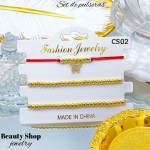 Set de pulsera en tendencia (2.8*) 15&